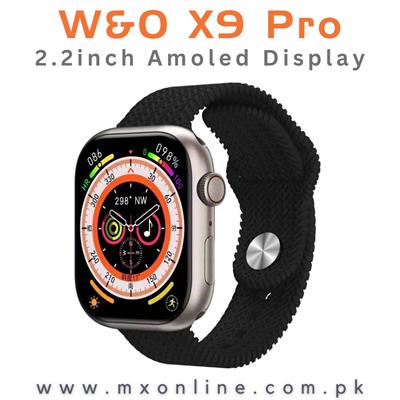 W&O X9 Pro Super AMOLED 2.2" Big Display Smart watch 