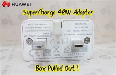 Huawei 40W SuperCharger with 5A USB Type-C Cable