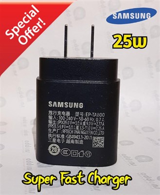 Samsung 25W USB-C Super Fast Charging Wall Charger ( Box Pulled )