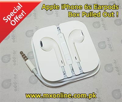 100% Genuine Apple iPhone Earpods with Mic for iPhone 5 / 5s / 6 / 6+