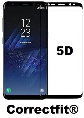 Correctfit® Galaxy S8 S8+ S9 S9+ Note8  5D Curved 9H Full Edge to Edge Pasted Nano Protector
