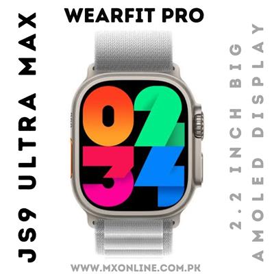 JS9 Ultra Max 2.2" Big Amoled Display Smart Watch 