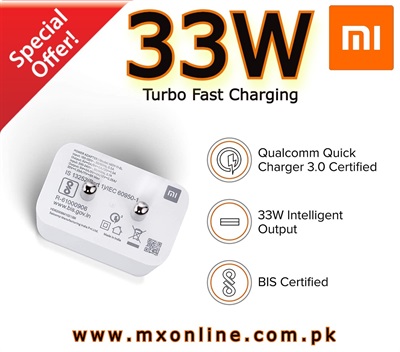 Mi 33W SonicCharge 2.0 Fast Charging Adapter