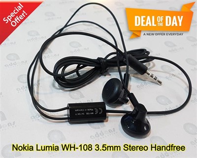 Official Nokia Lumia Series headphones with mic for handsfree calling