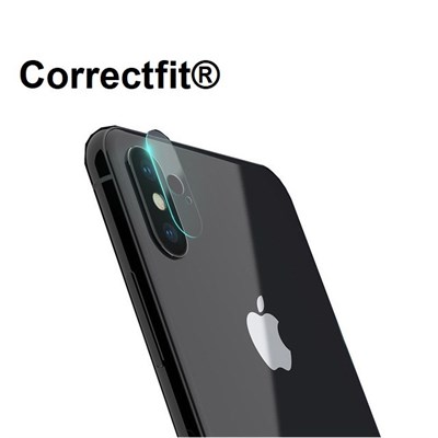Correctfit Camera Lens Glass Protector for iPhone Xs , XsMax