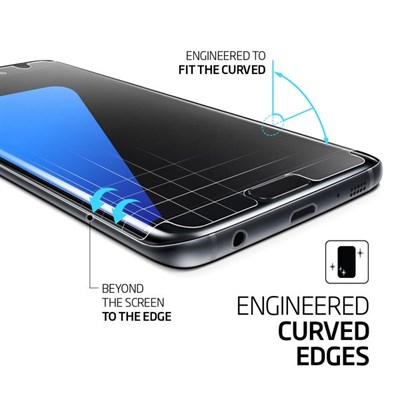 Correctfit® Galaxy S7 Edge Matte Screen Protector Curved 