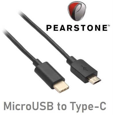 Pearstone USB 2.0 Type-C to MicroUSB Cable