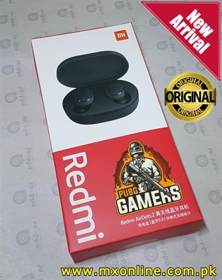 100% Original Xiaomi Redmi AirDots 2 Wireless Bluetooth Headset - Black