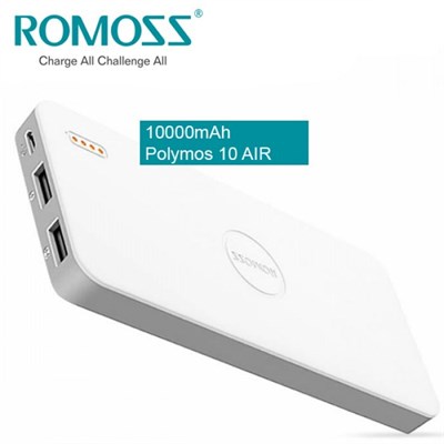 Romoss® Polymos 10 Air Dual USB 10000mAh Li-polymer Powerbank