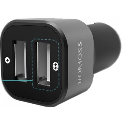 Romoss Rocket AM12 Dual Port Stainless Steel Car Charger