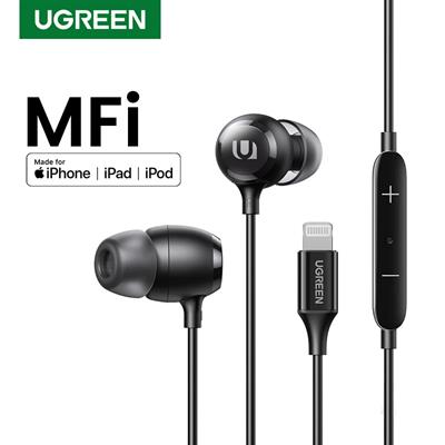 UGREEN HITUNE MFi Certified Wired Earphones – Black