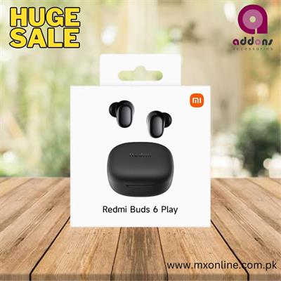 Xiaomi Redmi buds 6 Play Bluetooth® 5.4 TWS Earphone Earbuds 10mm Dynamic Driver AI noise cancellation for calls