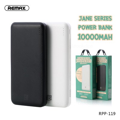 Remax® Jane Series 10000mAh Li-polymer Dual USB Power Bank with Type-C/Micro USB Inputs 