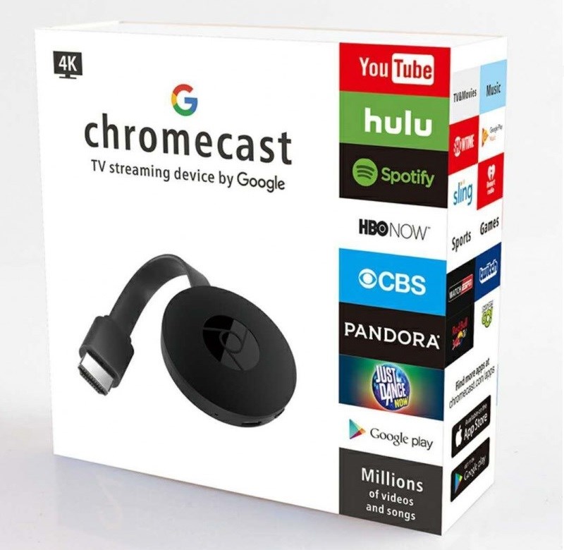 ChromeCast 2 4K HDMI WiFi Dongle High Copy ) in for Rs. | MicroXpert Addons