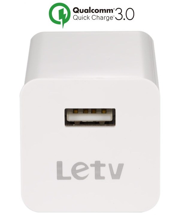 100% Original Letv 3Amp Quick Charge 3.0 Adapter