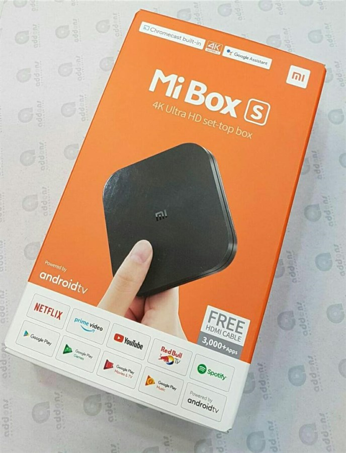 Xiaomi Mi Box S 4K HDR Android TV Remote Streaming Media Player with Google  Assistant Streaming Device 4K Ultra HD