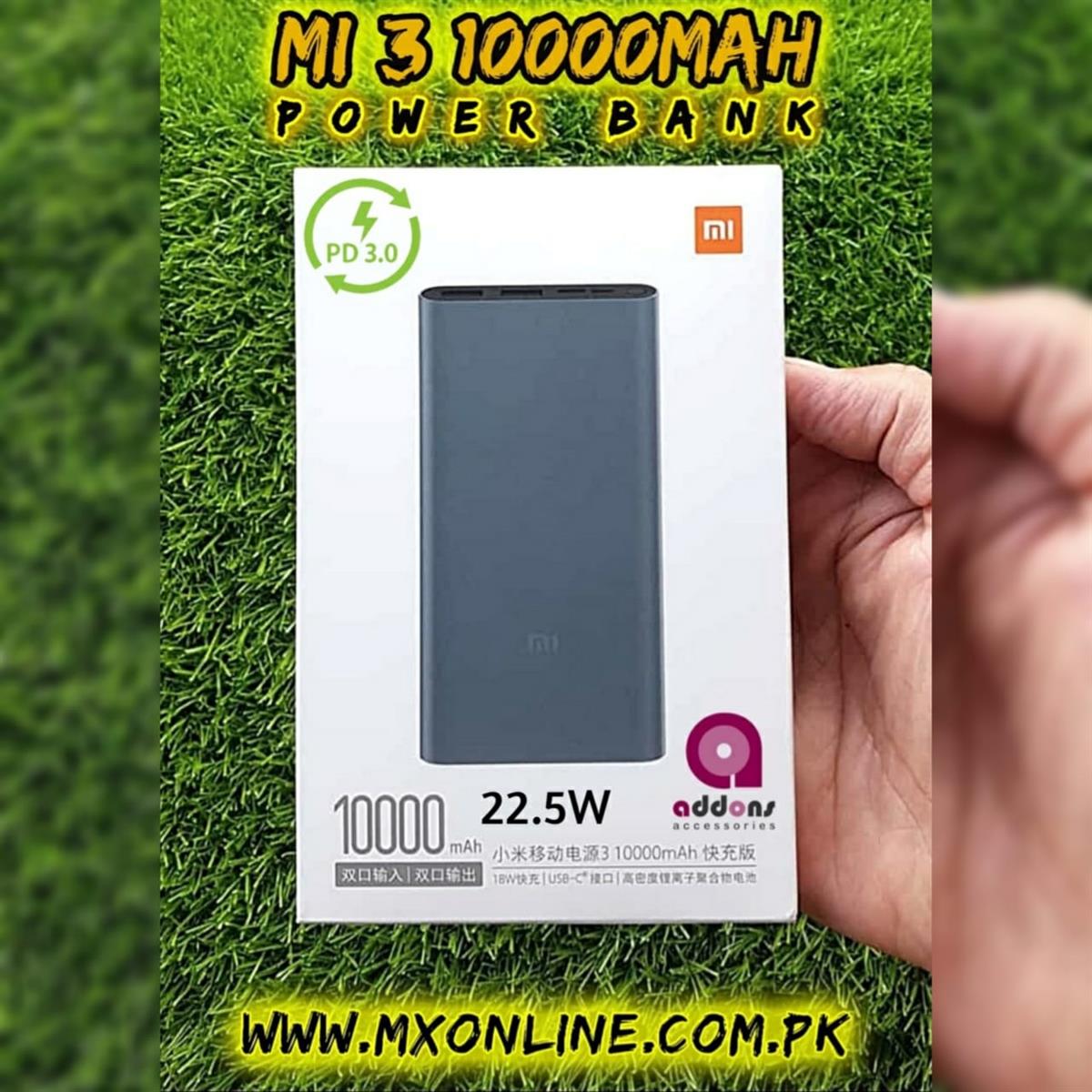 Xiaomi Mi Powerbank 10000mAh 3 22.5W PB100DZM V3 Dual Port Fast Charging  Original Code 18W