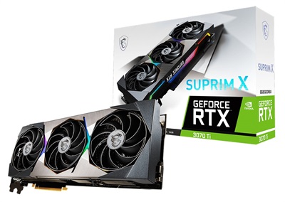 MSI GeForce RTX™ 3070 Ti SUPRIM X 8GB GDDR6X 256-bit Graphics Card