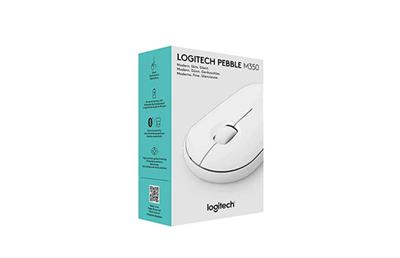 Logitech Pebble M350 Wireless Mouse-OFF-WHITE 910-005600