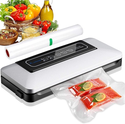 Aobosi Vacuum Sealer 5 In 1 Automatic Food Sealer Machine with Sealing Roll 11 x 5 x 2 inches