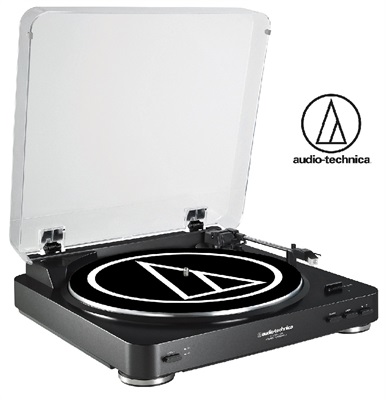 audio-technica Fully Automatic Belt-Drive Stereo Turntable (USB & Analog)
