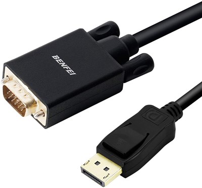 Benfei DisplayPort to VGA Male to Male Cable 6 Feet