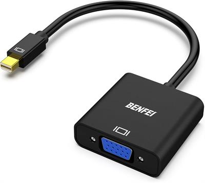 BENFEI Mini DisplayPort to VGA Adapter Mini DP to VGA (Thunderbolt Compatible) Male to Female Adapter for ThinkPad SurfacePro PC