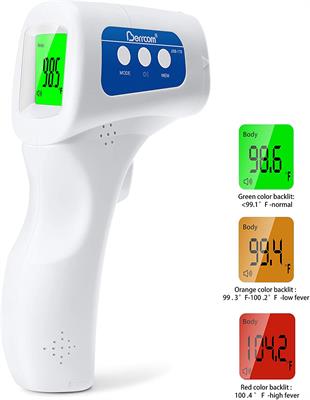 Berrcom Non Contact Infrared Forehead Thermometer JXB-178 Medical Grade Baby Fever Check Thermometer 3 in 1 Contactless for Kids Infant Adult (Batteries Not Included)
