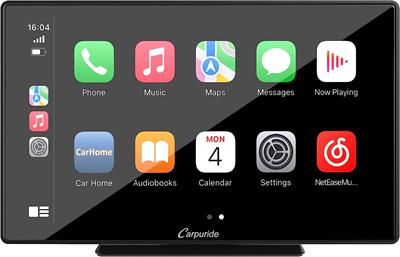 Carpuride 9 inch Car Stereo Multimedia player Wireless Apple Carplay & Android Auto Car Stereo with Backup Cam 