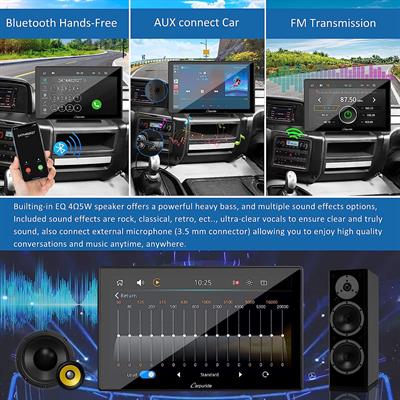 Carpuride 9 Car Radio Wireless Apple CarPlay Android Auto BT FM
