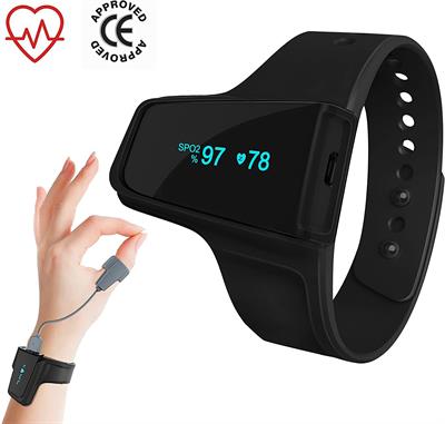 Checkme™ O2 Sleep Monitor - Wearable Oxygen & Heart Rate Tracker - Patented Thumb Sensor 