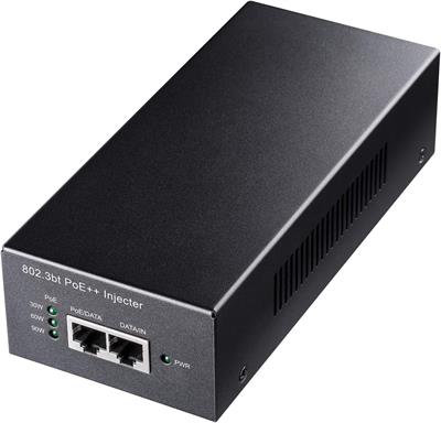 Cudy POE400 90W Gigabit Ultra PoE++ Injector Adapter, IEEE 802.3 bt /802.3at/802.3af Compliant, Up to 90W Ultra Power Supply, 10/100/1000Mbps Shielded RJ-45, Plug & Play, Metal housing