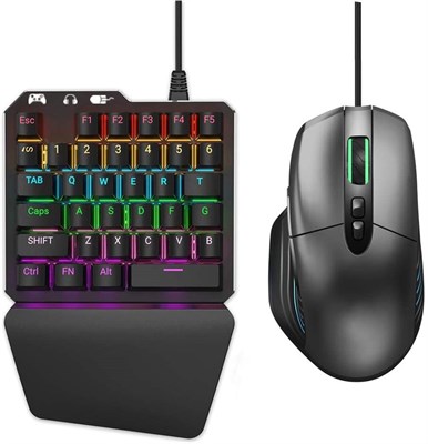 Delta essentials Mechanical Gaming Keyboard and Mouse Combo FO203 Blue Switch 