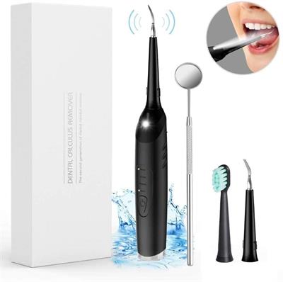 Dental Calculus and Plaque Remover Scraper with Sonic Toothbrush Head