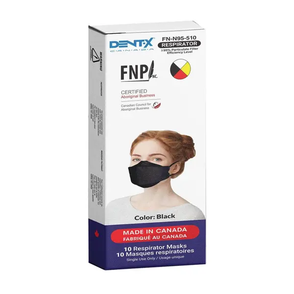 DentX N95 Respirator Mask Antifog Technology Made In Canada (10 Pcs)