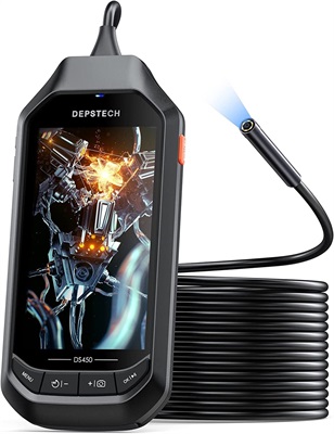 DEPSTECH 1944P Inspection Camera with 4.5in IPS Screen, Digital Endoscope