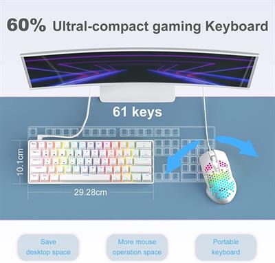 Dierya DK61E Hot-Swappable Mechanical Keyboard - Kemove Mechanical Keyboard