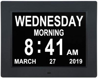 10" Digital Clock Picture Photo Frame with Remote