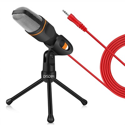 Condenser Recording Microphone 3.5mm Jack with Mic Stand