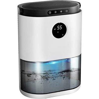 DOUHE Dehumidifier 2300ML with Humidity Display, Automatic Defrost Dehumidifier with Double Semiconductor Portable Electric Air Cleaner, Ultra Quiet