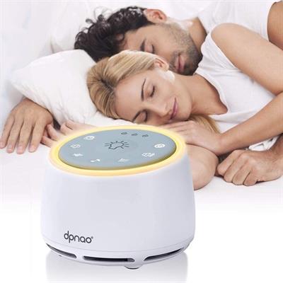 Dpnao White Noise Machine Sleep Therapy Sound Machine for Baby Kid Adult with 22 Soothing Sounds Night Light Sleep Timer for Sleeping & Relaxation