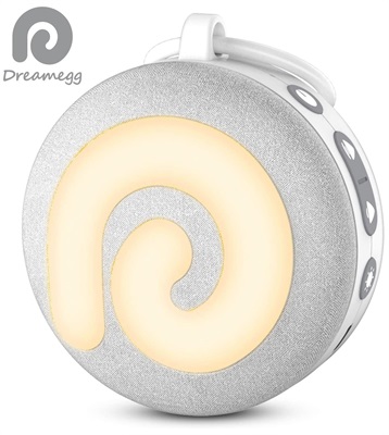 Dreamegg White Noise Machine, D11 Portable Sound Machine with Night Light for Baby Kids Adults, 11 Soothing Sounds