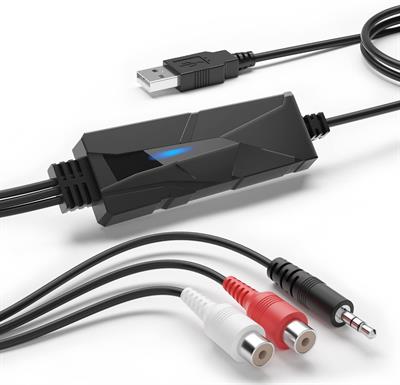 DriverGenius USB2.0 Audio Capture/Grabber Card Device Win & Mac AV202-B 