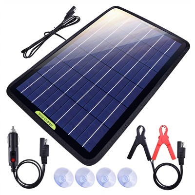 ECO-WORTHY Portable Power Solar Car Battery Charger 12 Volts 10 Watts