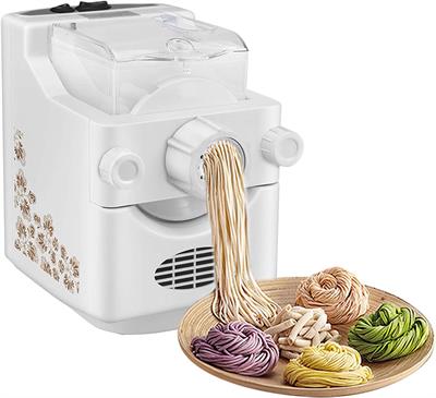 Automatic Electric Pasta Noodle Machine Maker 180W with 9 Noodle Molds and 1 Dumpling Molds