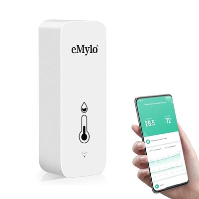 eMylo WiFi Humidity Thermometer Hygrometer Digital Indoor Humidity Sensor with Smart App and Data Recording 