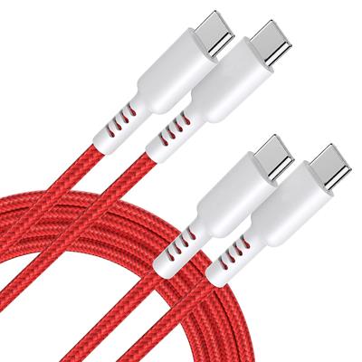 Eono USB C to USB C Cable 60W/3A Type C PD Fast Charging Cable Lead [2-Pack 3M]