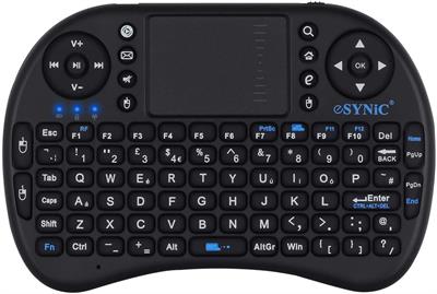 eSynic Mini Wireless Keyboard 2.4G Mini Wireless XBMC Keyboard Touchpad Mouse Combo Multi-media