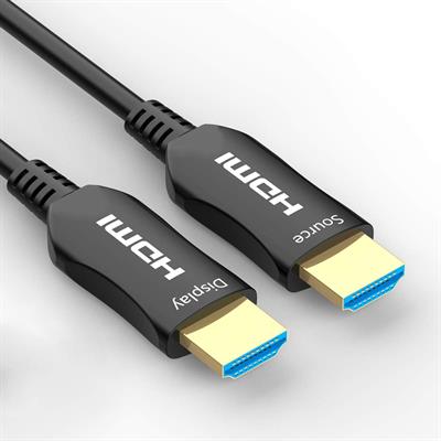 Fiber HDMI Cable 50ft 4K 60Hz Fiber Optic HDMI Cable 2.0b HDR10, ARC, HDCP2.2, 3D, 18Gbps