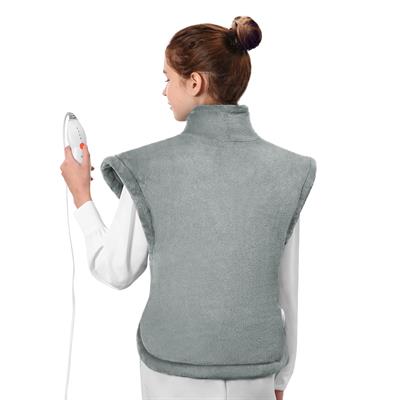 Gasky Electric Heating Pad for Neck Shoulder, 24"x33" Heat Wrap with 4 Levels Temperature Settings and 2 Hours Auto off, Machine Washable